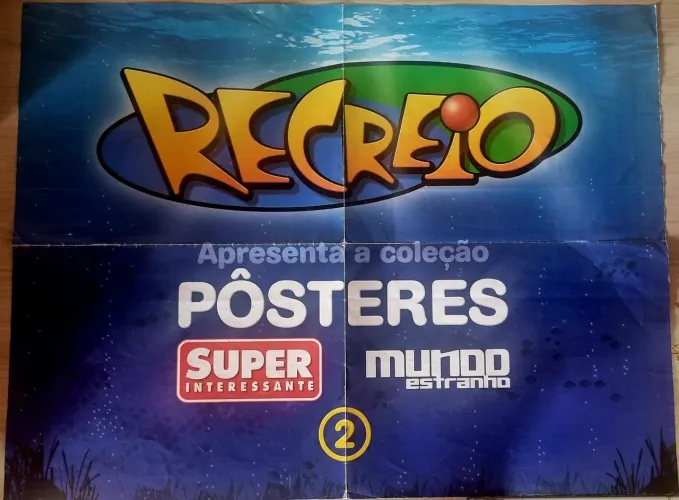 *RARIDADE* - Pôster - Mundo Estranho - Recreio