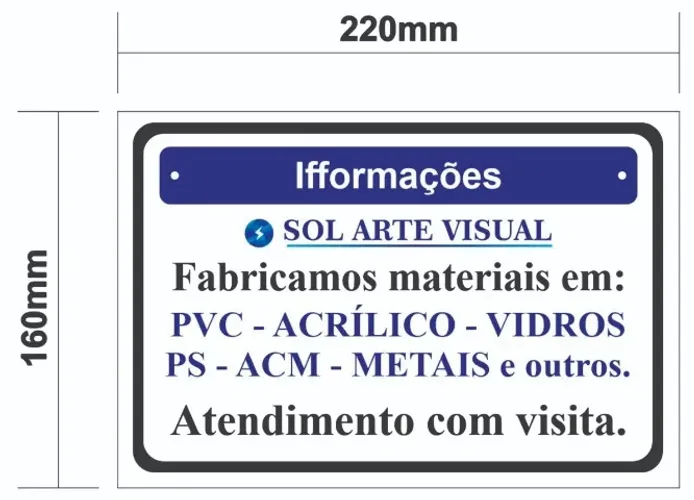 Placas de sinalização e segurança