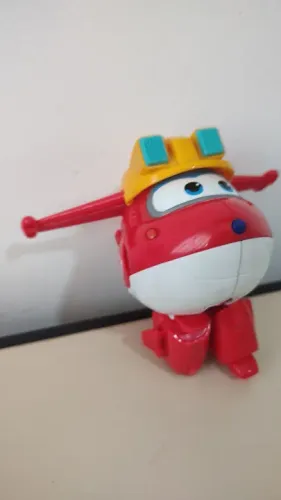 Brinquedo Avião Super Wings Jett Transformador
