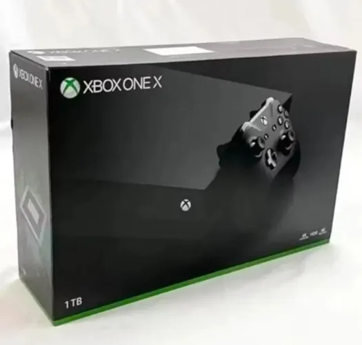 Xbox one X 1tb na caixa (semi novo)