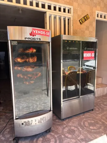 Máquina de galeto a gás eletrônica