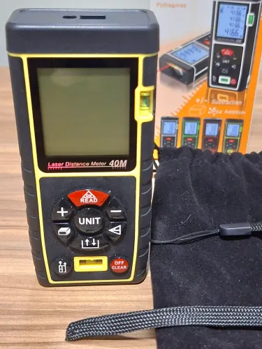 Trena Laser Digital 40m Medidor Distância Alta Precisão