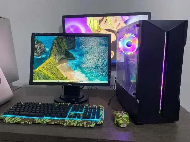 Computador CPu Gamer Intel Core i5 4.60Ghz Ssd 240 Radeon Rx 570 8GB OC Windows 11