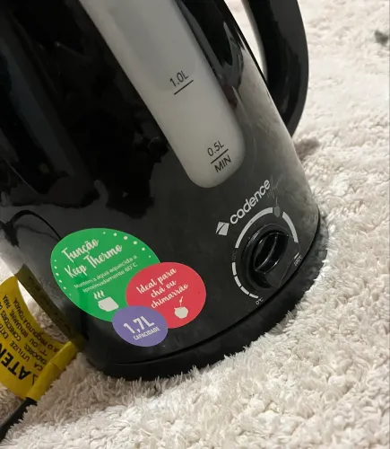 CHALEIRA ELÉTRICA CADENCE INFUSION CHIMARRÃO - CEL550