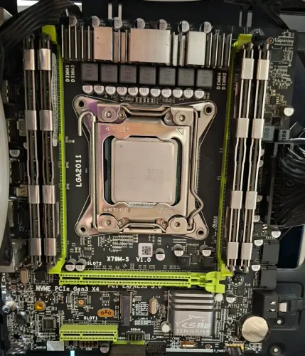 KIT INTEL XEON E5 2620V2 COM PLACA MÃE  X79M-S LGA2011 16GB RAM DDR3 1333MHZ