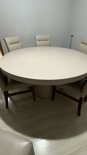 Mesa Laca Cinza | 6 Lugares