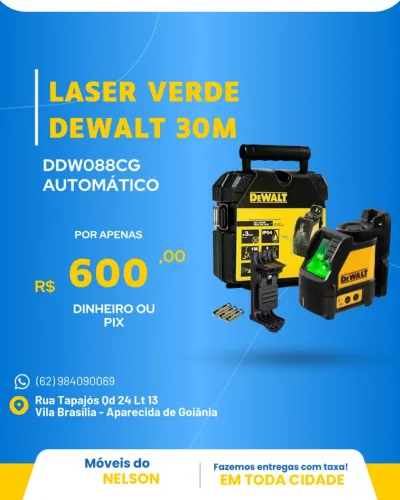 Laser Verde Dewalt 30M DDW088CG 