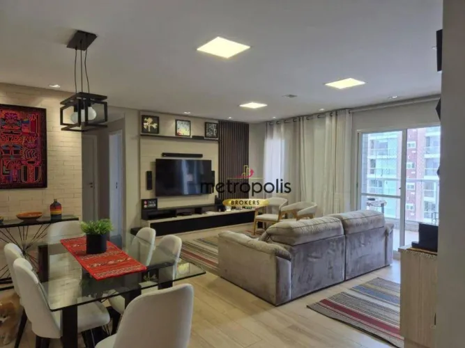 Apartamento com 2 dormitórios à venda, 92 m² por R$ 954.000,00 - Baeta Neves - São Bernard