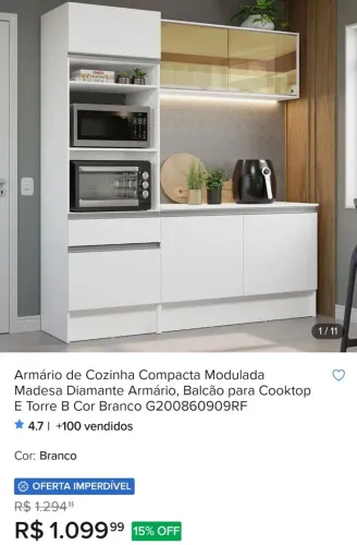 Armário de Cozinha Madesa