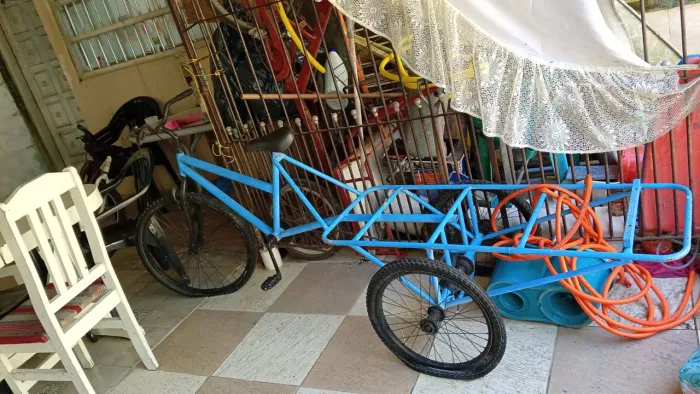 Bicicleta cargueira em Bertioga