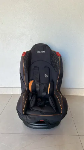 Bebê Conforto Galzerano - Preto com Detalhes Laranja