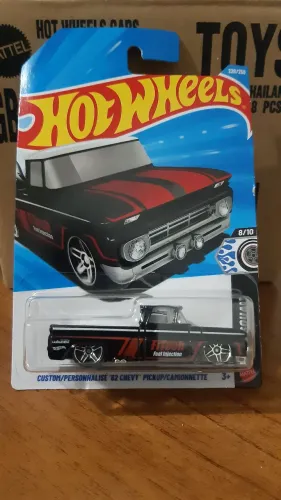 Hot wheels 1/64 62 Chevy Pick-up Camionnete