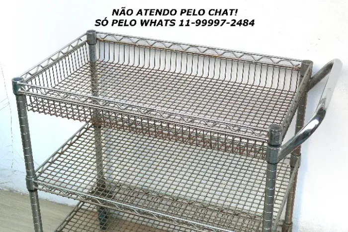 Carrinho de aço LEIA o anúncio