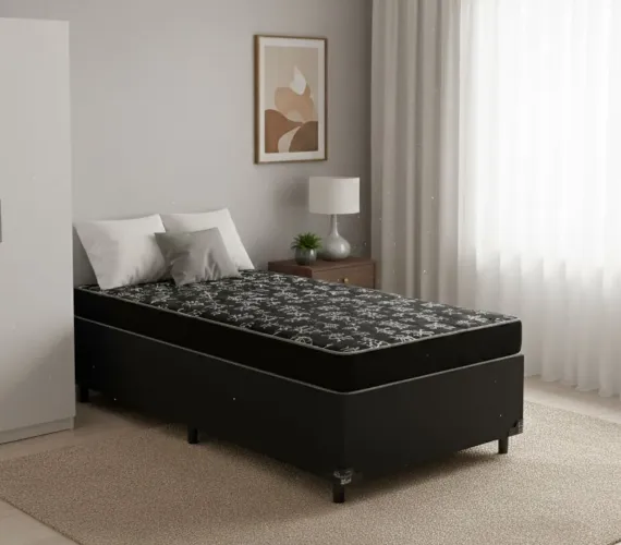 Base com colchão D20 solteiro 