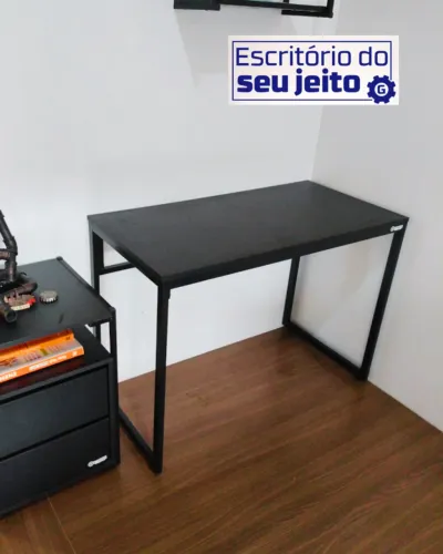 Escrivaninha Reforçada 1m NOVA Mesa Estilo Industrial Multiuso para Computador Notebook