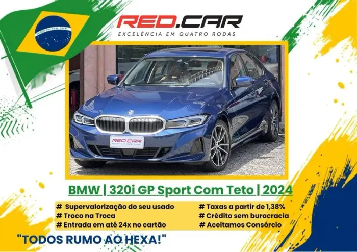 BMW 320I A GT Sport 2.0 Turbo 16V 184cv 5P 2024