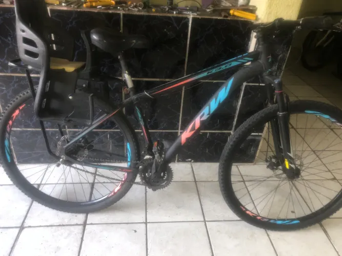 Bicicleta aro 29 com caderinha