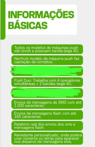 VENDO MÁQUINA DE PUSH SMS