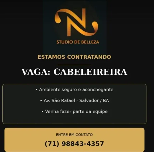 Cabeleireira Salão de Beleza em São Rafael 