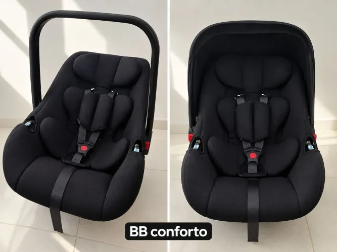 Bebê Conforto de 0 até 13kgs Preto da Maxi Baby Usado - Excelente