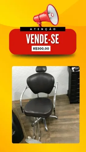 Cadeira para salão de beleza