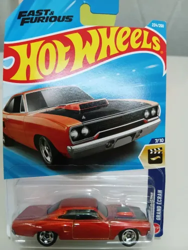 Hot Wheels 1970 Custom Plymouth Road Runner da série Fast & Furious - Velozes e Furiosos