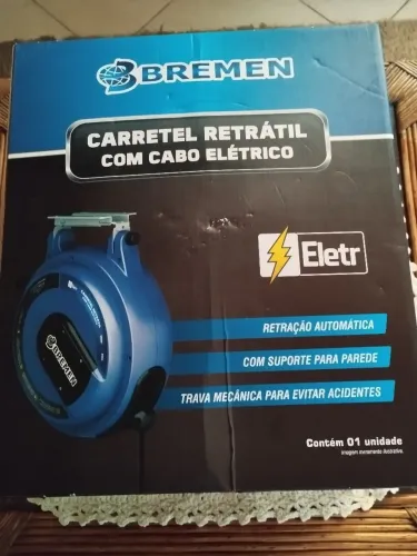 Carretel retrátil com cabo elétrico - Bremen 