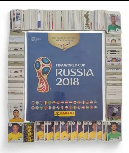 Álbum Copa Do Mundo 2018 Capa Dura + Todas Figs Para Colar!!