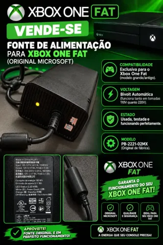 VENDO FONTE XBOX ONE FAT