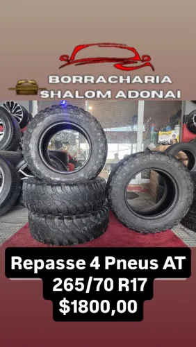 Pneus AT 265/70 R17 - Ótimo Preço! ?