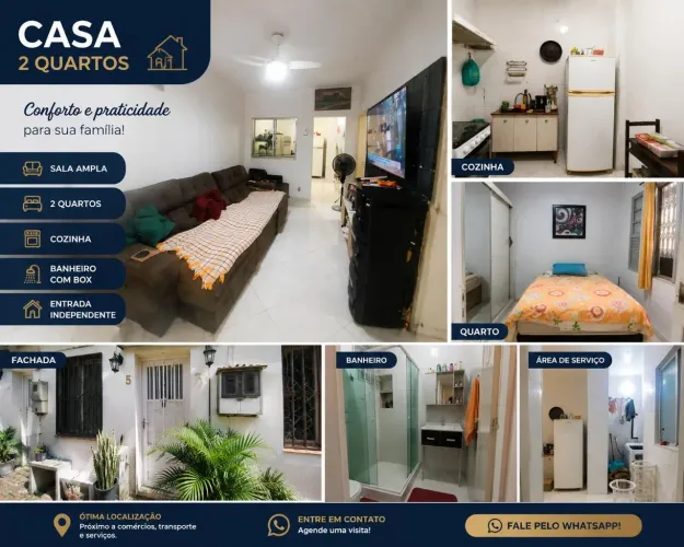 Vendo casa sem taxa de Condomínio em vila fechada, pronta pra morar.