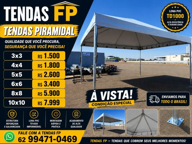 Tendas Piramidal (PVC)