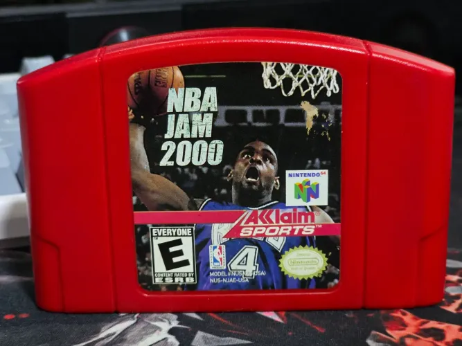 NBA JAM 2000, Nintendo 64, jogo Original, Labels Originais