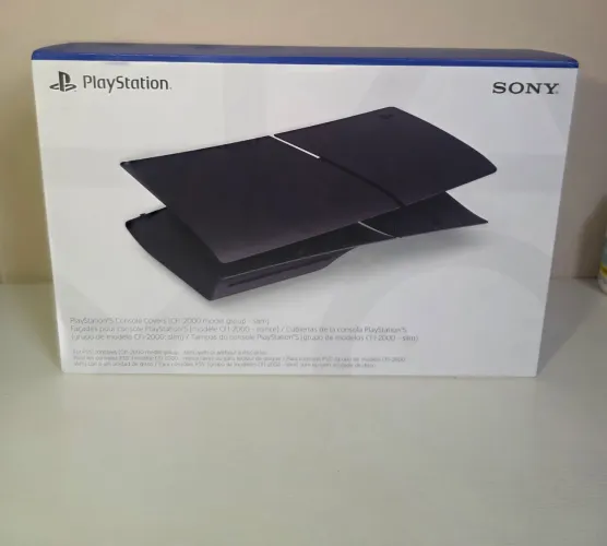 Faceplate Preta Playstation 5 Slim