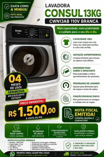 Máquina de lavar roupa