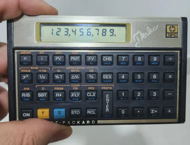 HP 12C Calculadora Financeira Original - Funcionando