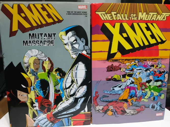 X-Men Omnibus - Mutant Massacre e The Fall of The Mutants - Importado
