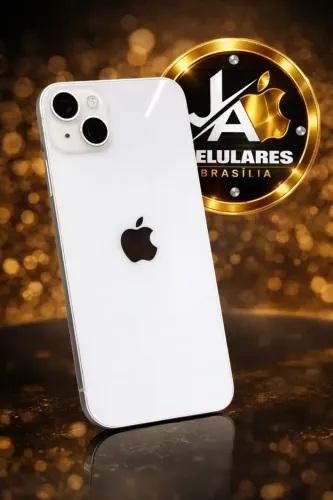 Carcaça Traseira Branca para iPhone 14 Plus - Vidro Premium Alta Qualidade