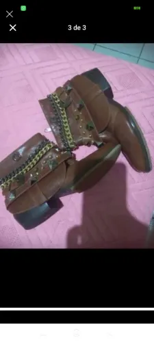Vendo Bota da Carmen Steffens couro original