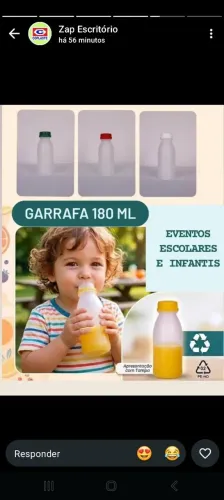 Kit 100 Garrafas 180 ml Sucos Eventos Infantis Escolares