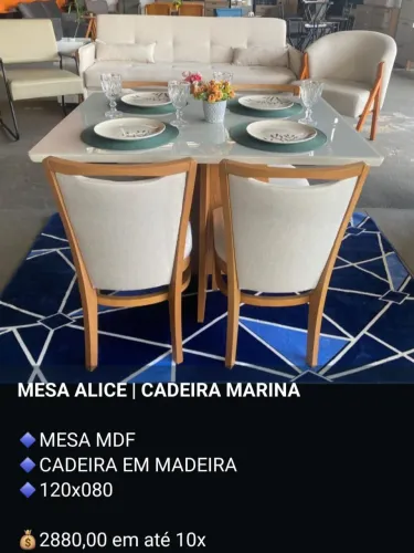 MESA ALICE | CADEIRA MARINA