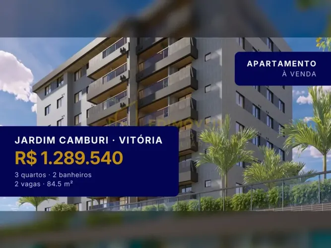 Apartamento incrível em Jardim Camburi: seu novo lar entre mar e natureza!