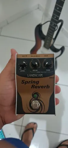 Pedaleira  de reverb 
