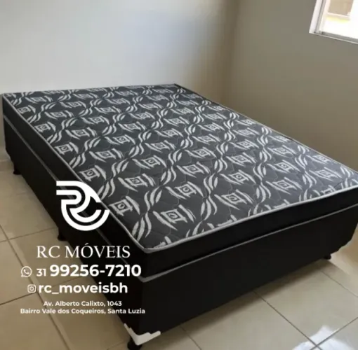 Cama Box Casal OrthoBox Molas Ensacadas Tecido Bamboo Direto da Fábrica