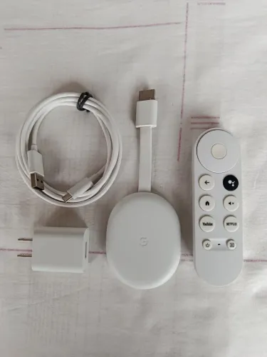 Chromecast Google TV Full HD 4° Ger. - Streaming de Alta Qualidade