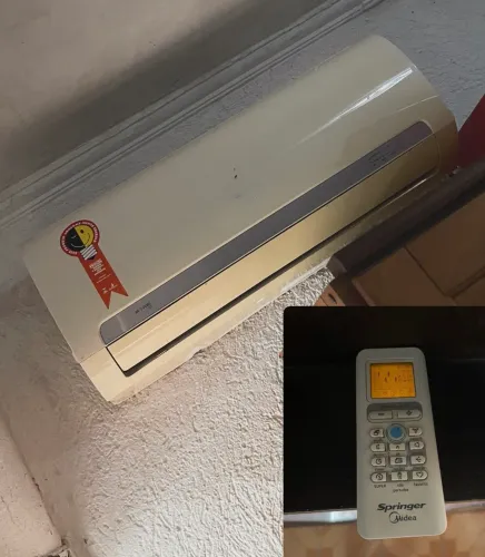 Ar condicionado parte interna