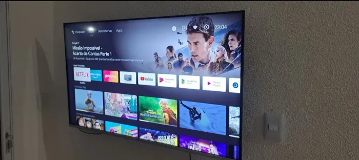 Smart tv Philips 60 4k telão