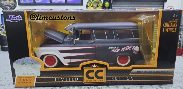 Chevrolet Suburban 1957 Jada toys 1:24  Série Collector's Club 