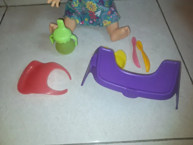 Baby alive comidinha feliz loira