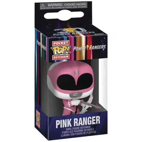 Pocket Pop chaveiro do Power Ranger Rosa